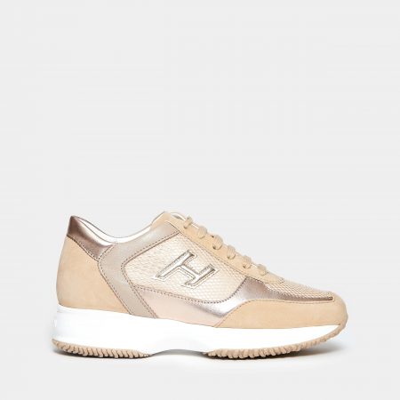 Sneakers | INTERACTIVE IN PELLE Beige | Hogan Donna ~ Ematch